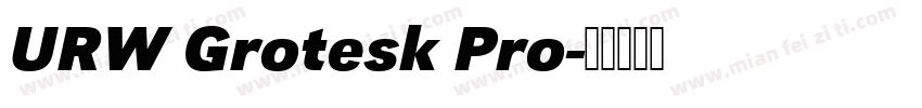 URW Grotesk Pro字体转换